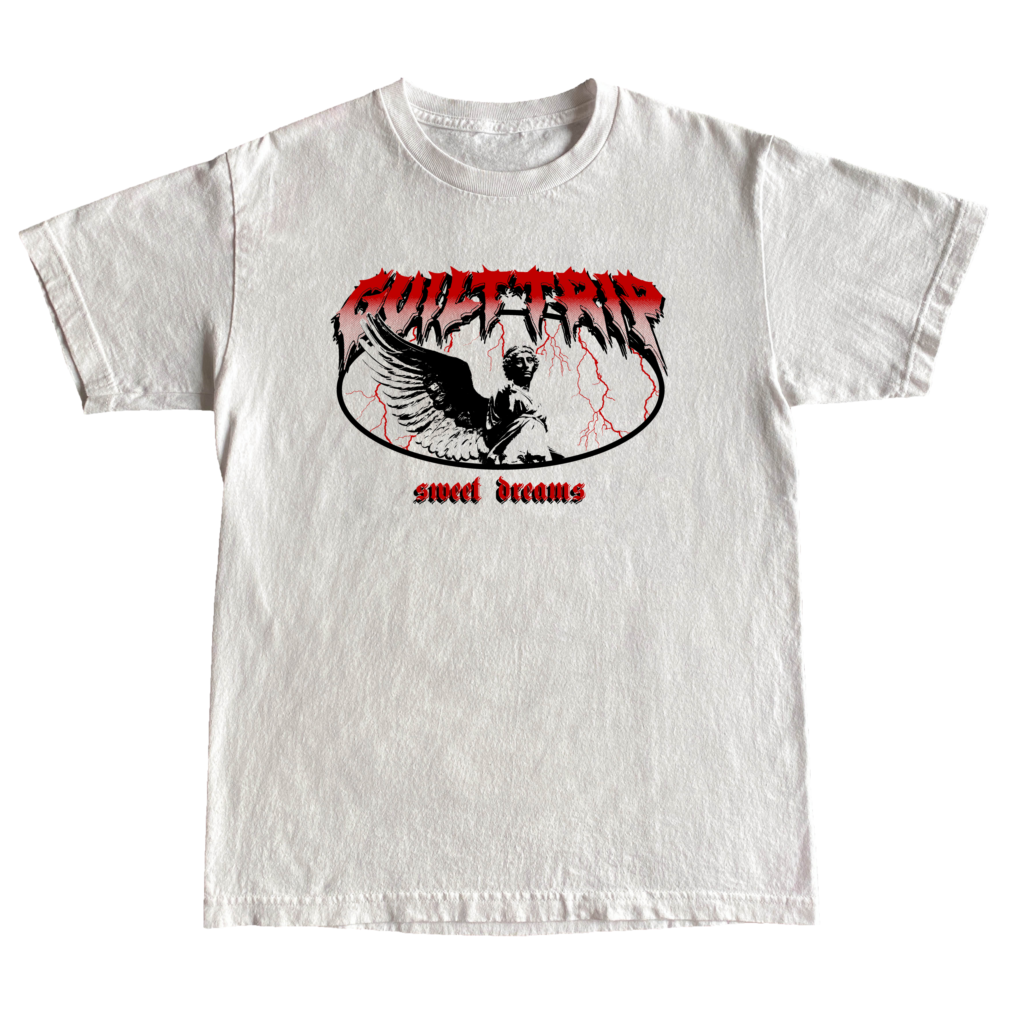 Guilt Trip White/Red Tee